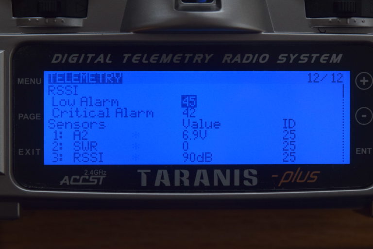 FrSky D4R-II Telemetry Setup with Taranis X9D Plus